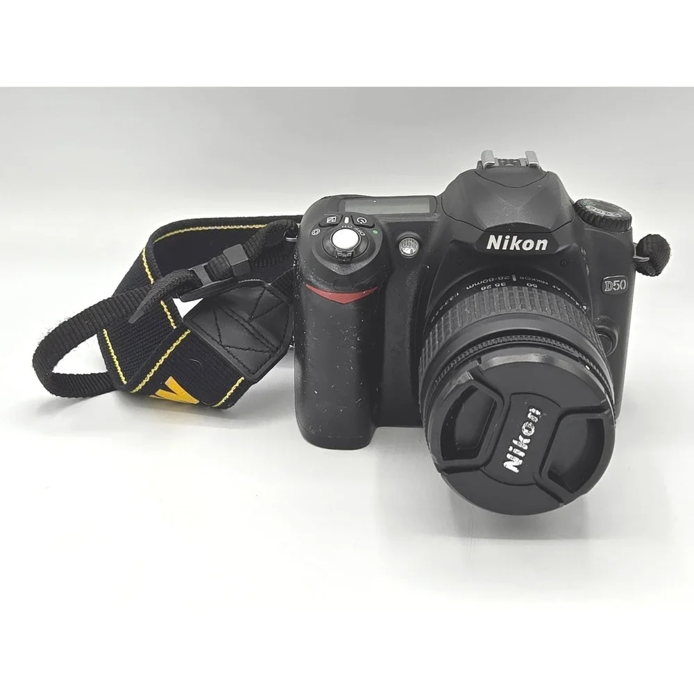 Complete Nikon D50 DSLR Camera Kit w/ 2‎ Lenses, Bag & Charger